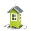 Krmítko kovové domeček, zelená