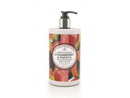 vyr 663tropical fruits hand body lotion strawberry papaya