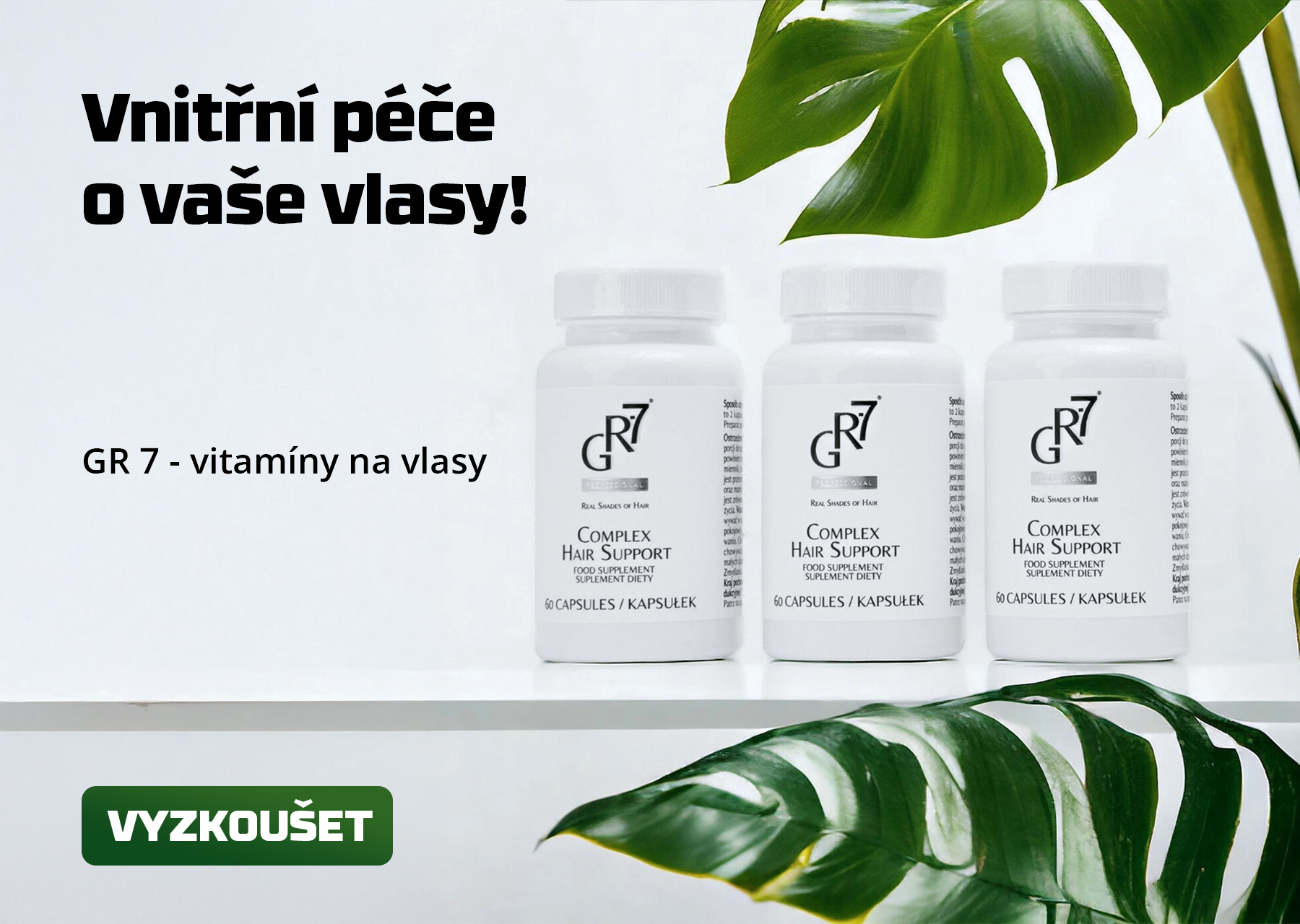 Vitamíny na vlasy, vnitřní péče o vlasy
