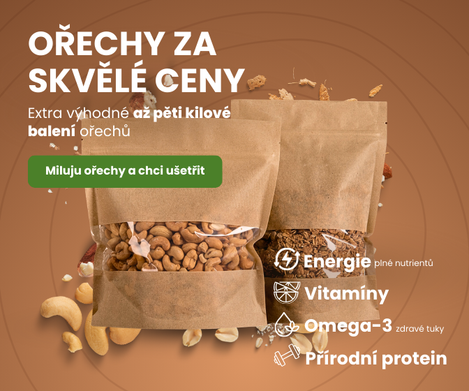 Sleva na kešu ořechy