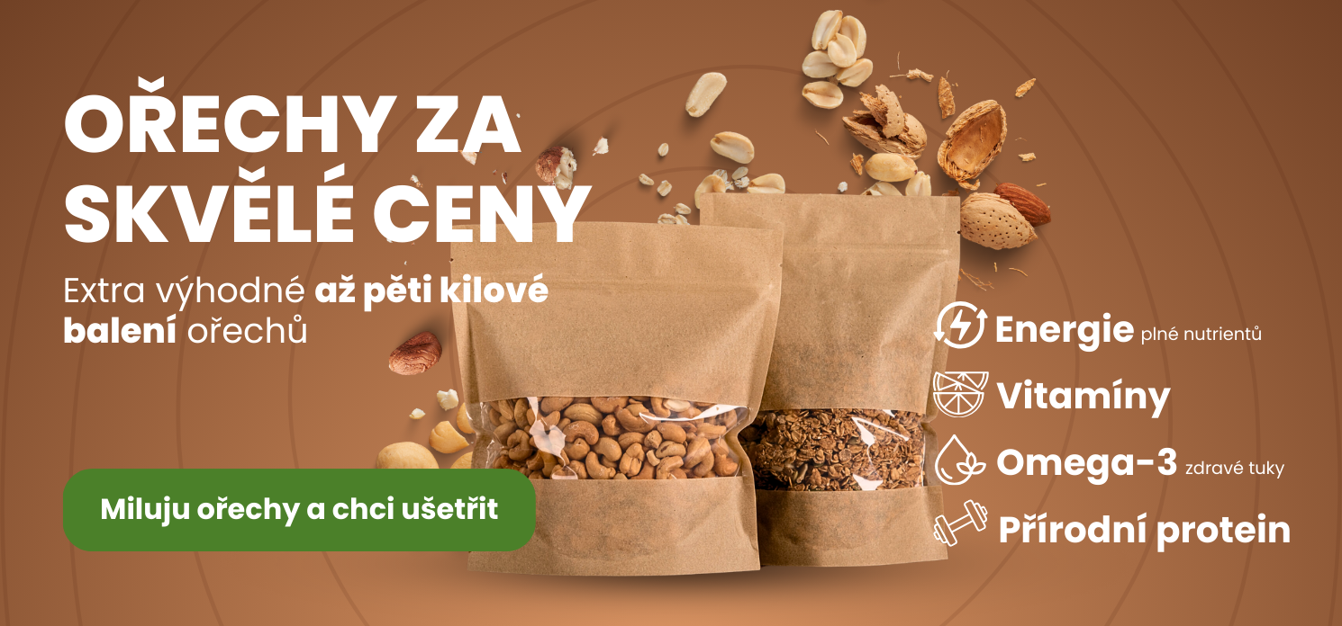 Sleva na kešu ořechy