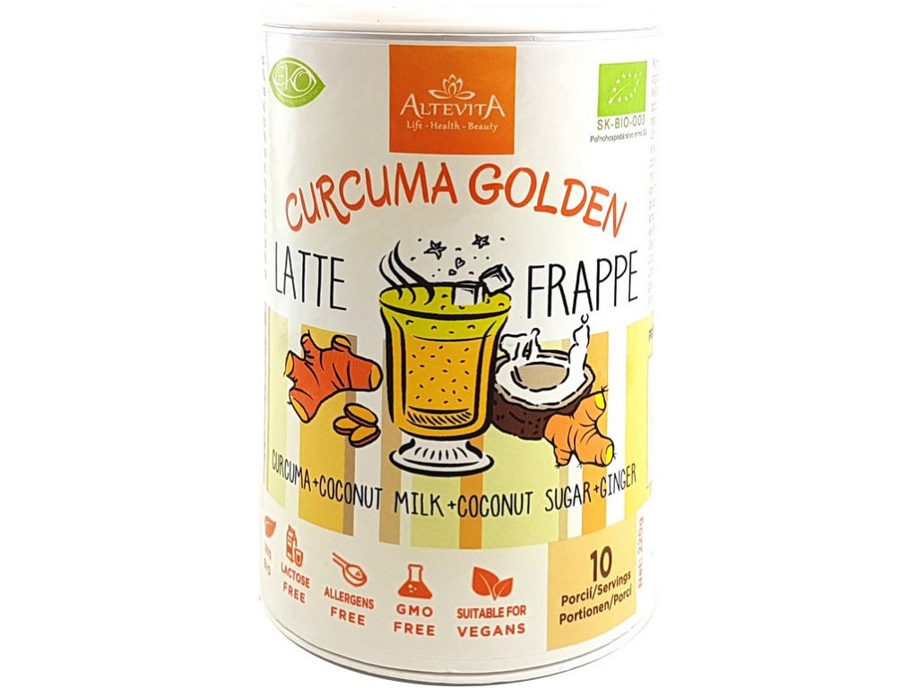 52347 bio curcuma golden latte frappe 220g