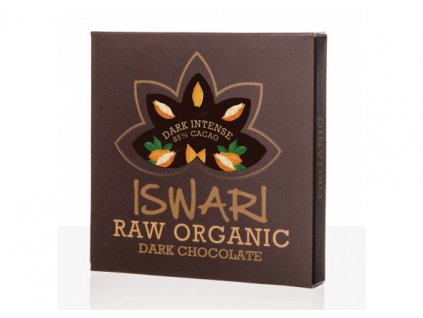ISWARI ČOKOLÁDA DARK INTENSE 85 % BIO RAW 75 g