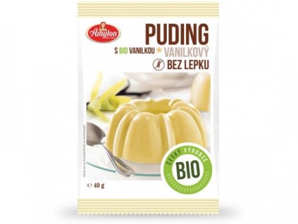 000000317 12109 puding vanilkovy bez lepku bio 40g amylon