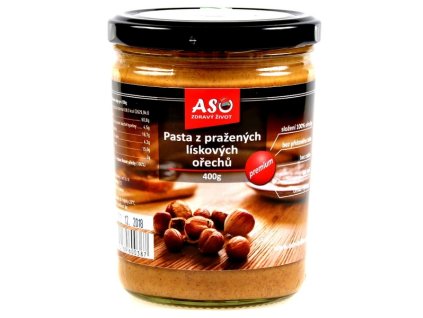PASTA Z PRAŽENÝCH LÍSKOVÝCH OŘECHŮ - 400g