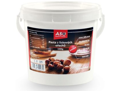 PASTA Z PRAŽENÝCH LÍSKOVÝCH OŘECHŮ - 1kg