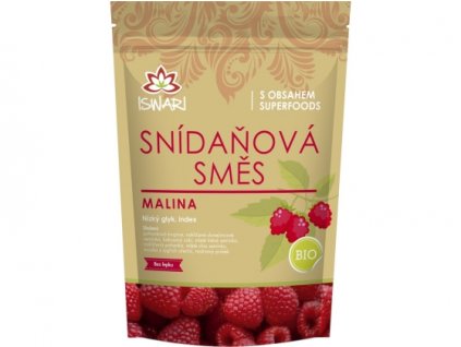 ISWARI SNÍDAŇOVÁ SMĚS MALINA BIO 360g
