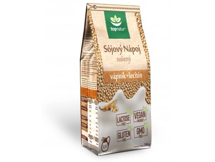 Sojový nápoj vápník + lecitin TOPNATUR - 350g