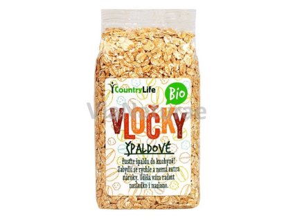 ŠPALDOVÉ VLOČKY BIO 250g COUNTRY LIFE