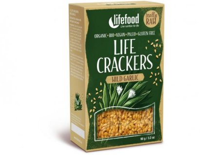 2942 LIFEFOOD LIFE CRACKERS WILD GARLIC