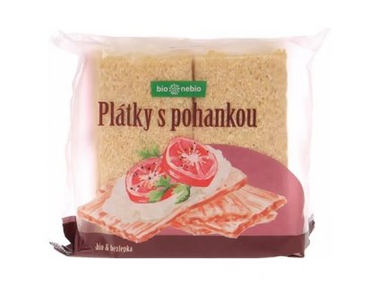 BIO KŘUPAVÉ PLÁTKY S POHANKOU 100g