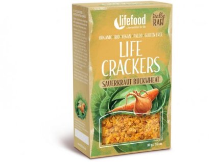3553 LIFEFOOD LIFE CRACKERS SAUERKRAUT BUCKWHEAT