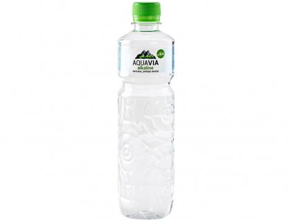 AquaVia neperlivá pramenitá voda zásaditá 0,5 l