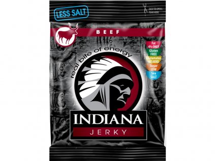 Indiana Jerky Hovězí Less Salt 25g