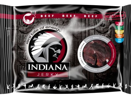 Indiana Jerky Hovězí Hot&Sweet 100g