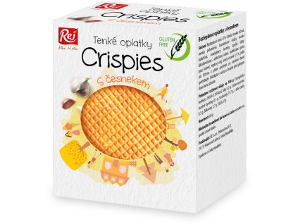 Bezlepkové oplatky s česnekem 60g