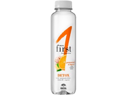 Funkční voda pomeranč - zázvor 0,5l