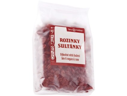 46305 bio rozinky sultanky 400g