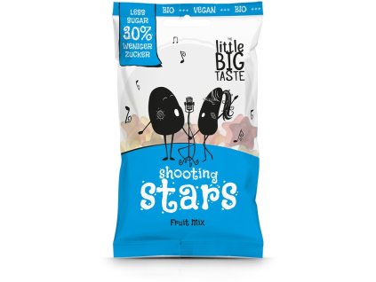 Bio ovocné bonbóny Shooting stars 75g - ovocná příchuť