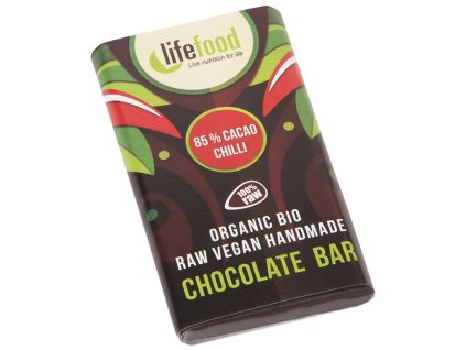 Bio Lifefood mini čokoládka s chili 15g