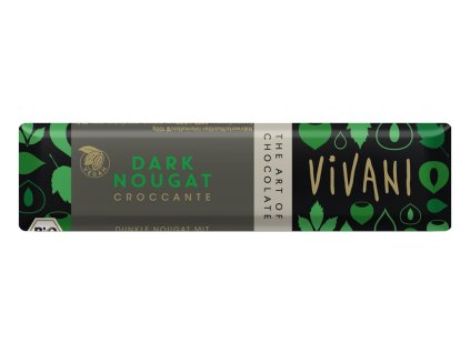 Bio tyčinka Čokoládová nugátová tmavá 35g