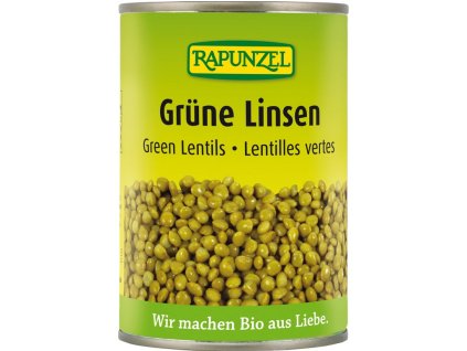 Bio zelená čočka sterilovaná 400g