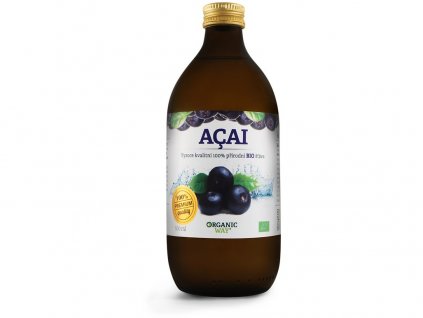 Bio Acai 100% šťáva premium quality 500ml