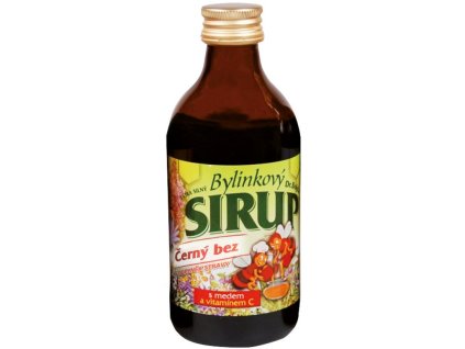 Sirup černobezový z čerstvých květů s medem a vit. C 325g