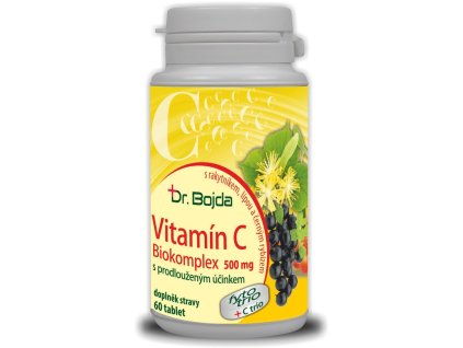 Vitamín C 500 Biokomplex s rakytníkem, černým rybízem a lípou 60 tbl.