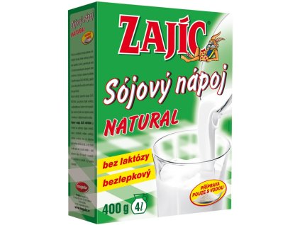 Sójový nápoj Zajíc natural 400g