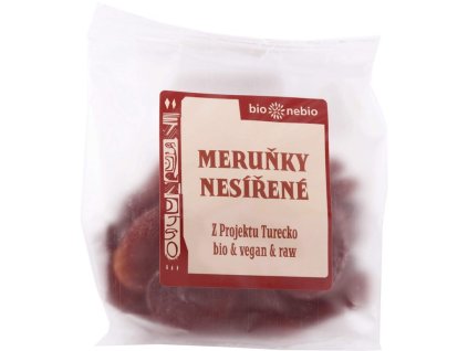 Bio sušené meruňky nesířené 150 g
