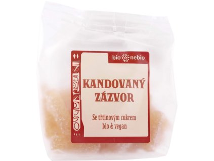 Bio kandovaný zázvor 100g