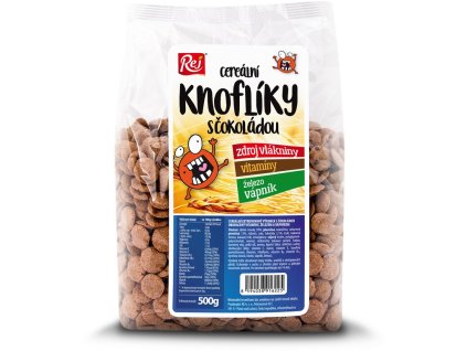 Cereální penízky s čokoládou, vitaminy, Fe a Ca 500g