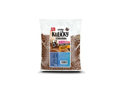 Kakaové kuličky s vitamíny, Fe, Ca a vlákninou 500g