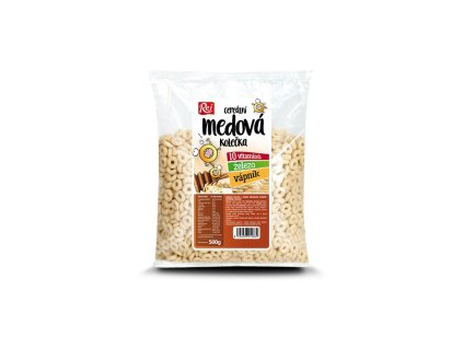 Medová kolečka s vit., Fe, Ca a vlákninou 500g