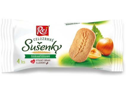 Sušenky klasy celozrnné lískooříškové 34g