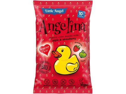 Bio Snack kukuřičný Angelina jablko jahoda 30g