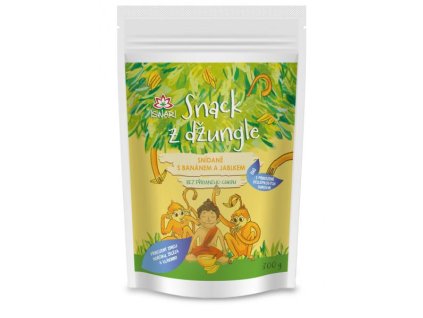 Iswari Snídaňová směs snack z džungle jablko-banán (dětská snídaně) 300g
