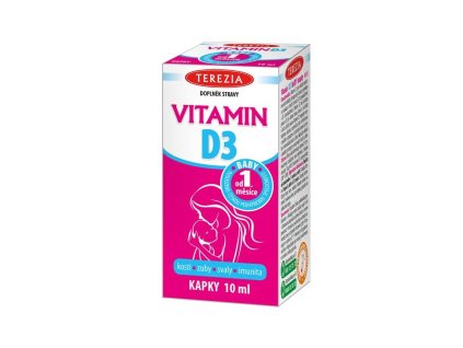 TEREZIA VITAMIN D3 BABY od 1.měsíce 400 IU 10ml