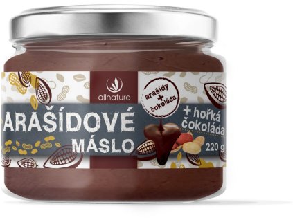 67065 arasidove maslo s horkou cokoladou 220g