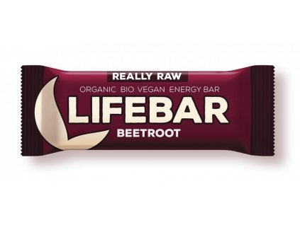 Lifebar červená řepa BIO RAW 47g