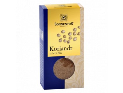 000001198 7150 sonnentor koriandr mlety bio 40g krabicka