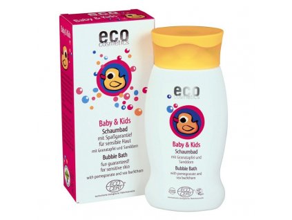 71529 eco cosmetics baby detska bublinkova koupel bio 200 ml s granatovym jablkem a rakytnikem