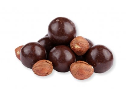 Lískové ořechy v hořké čokoládě 500 g VIA NATURAE