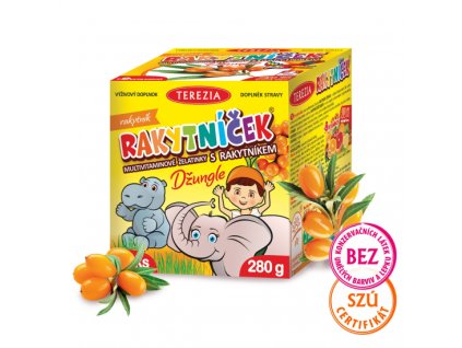 77327 terezia company rakytnicek multivitaminove zelatinky dzungle 70 kusu