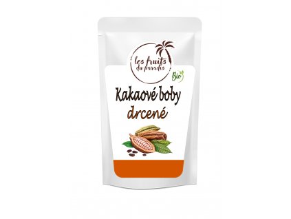 Kakaové boby drcené RAW BIO 150 g Les fruits du paradis