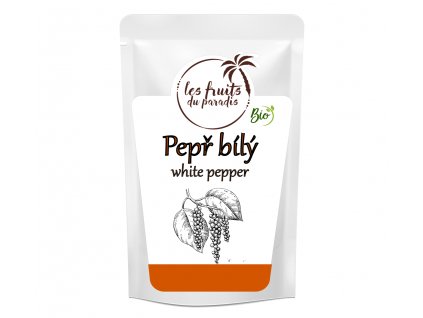 Pepř bílý celý BIO 125 g LES FRUITS DU PARADIS