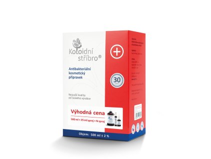 000001312 11256 1 koloidni stribro akcni balicek 30 ppm 500ml 25ml sprej nosni sprej