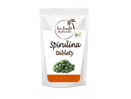 Spirulina tablety 500 mg BIO 125 g Les fruits du paradis