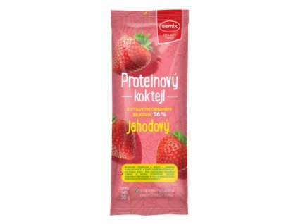Proteinový koktejl jahodový 30g